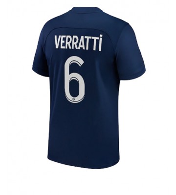 Paris Saint-Germain Marco Verratti #6 Hjemmedrakt 2022-23 Kortermet